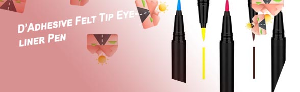Adhesive eyeliner