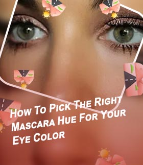 Brown mascara hazel eyes