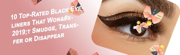 Dark eyeliner