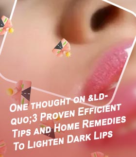 Get pink lips naturally