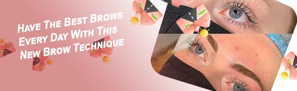 Healed ombre brows