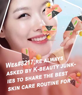 Korean face cleansing routine