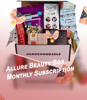 Monthly beauty box gift subscription