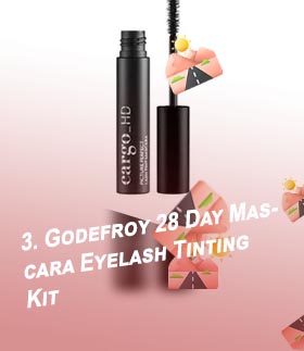 Permanent tint mascara