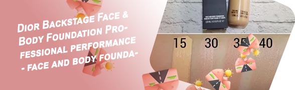 Revolution face and body foundation