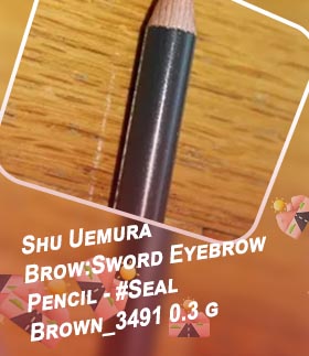 Shu uemura eyebrow pencil seal brown